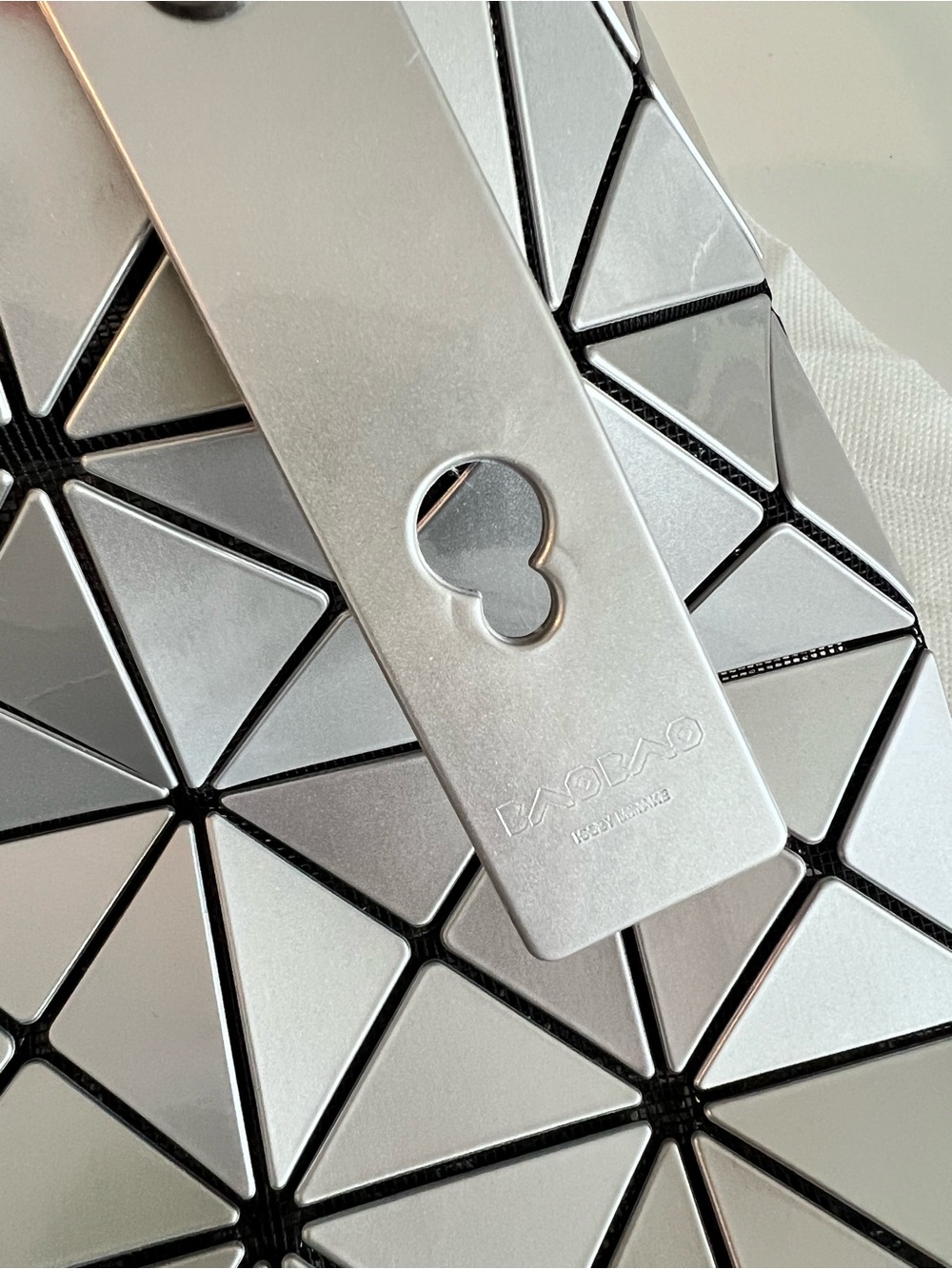 Issey Miyake Silver BAO BAO Geometric Tote - Picture 9 of 14